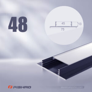 پروفیل لاین نوری روکار کد 48