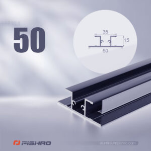 پروفیل لاین نوری دو طرف نور کد 50