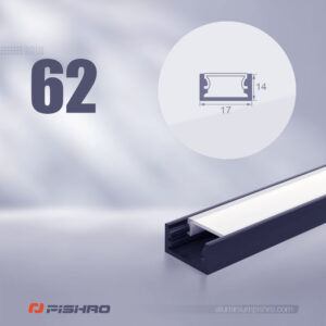پروفیل لاین نوری روکار کد 62