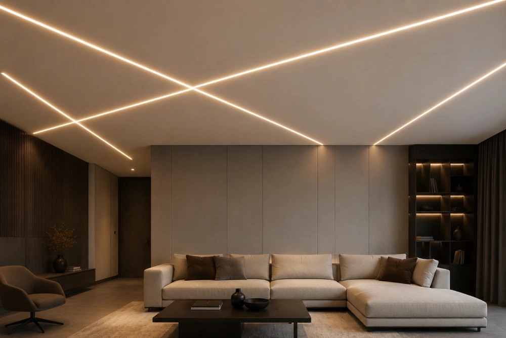 طرح هندسی با خطوط متقاطع